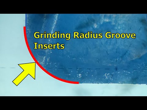 Toolgrinding: Radius Groove Inserts