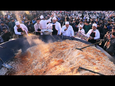 Prepared the world's largest pilaf, 8 tons