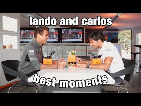lando norris and carlos sainz best moments | mclaren challenge edition