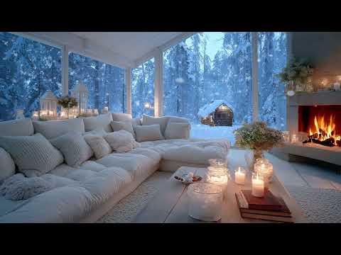 ❄️🌻 Snowy Window Piano | 4 hours of soft piano for relaxation, meditation, study, and peaceful sleep