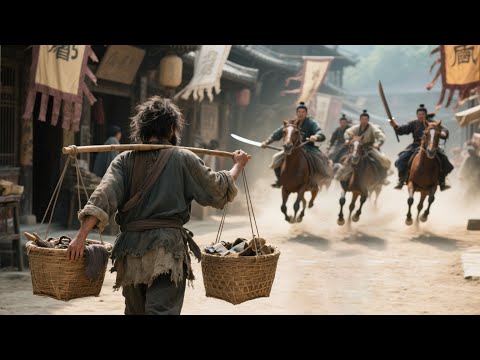 Kung fu movie! A street vendor is actually a martial arts master who sweeps away a gang of bullies!