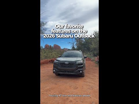 Just a few of our favorite things on the all-new 2026 Outback