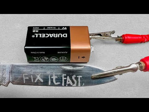 Engrave metal with a simple battery! 🔋 You will thank me all your life