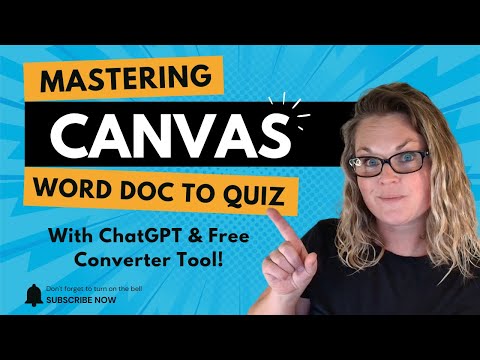 Build Canvas Quizzes 10x Faster: Word Doc to QTI (No Manual Entry)