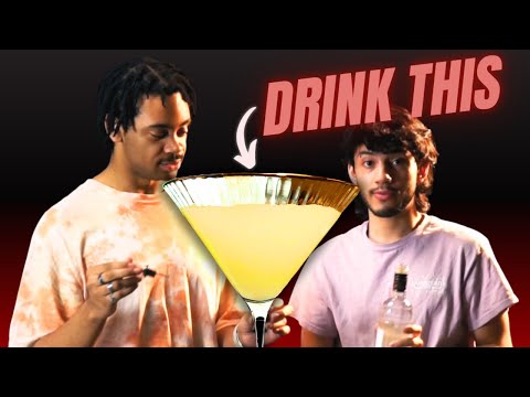 little queer boys make a drink most people wouldn't DARE to try...