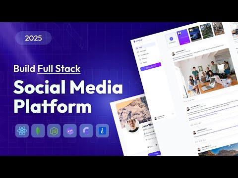 Build and Deploy a Full Stack Social Media App using React js | MERN Stack Project 2025