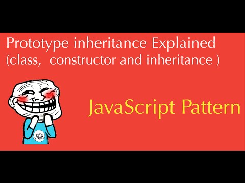 Javascript Prototype inheritance Explained  ( tutorial  Part1)