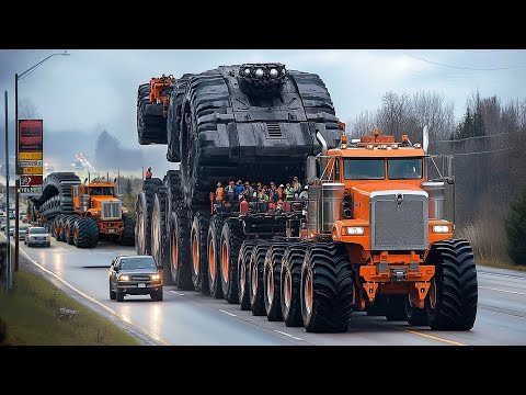 Extreme Dangerous Transport Skill Operations Oversize Truck |  BIGGEST HEAVY EQUIPMENT MACHINES  #22
