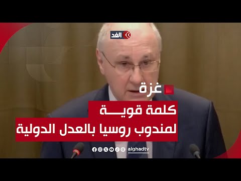 شاهد | مندوب روسيا أمام محكمة العدل الدولية مهاجما إسرائيل: يجب أن يتوقف قمعها ضد الفلسطينيين