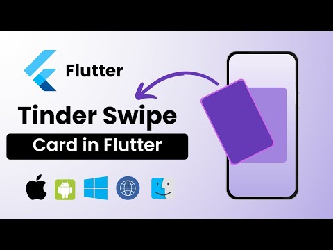 Tinder Style Card Swipe • Flutter Tutorial