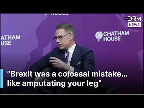 FULL DISCUSSION: Finland President Stubb Slams Brexit, Talks Trump, Iran War, Ukraine, EU | AC1G