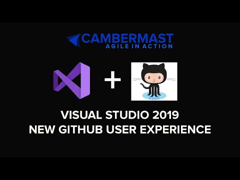 Learn the new GitHub user experience in Visual Studio 2019