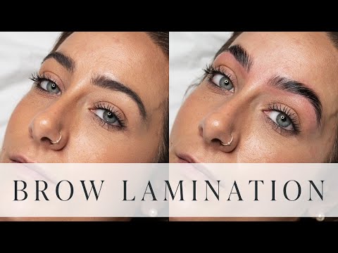 Eyebrow Lamination Transformation - Step by Step Tutorial