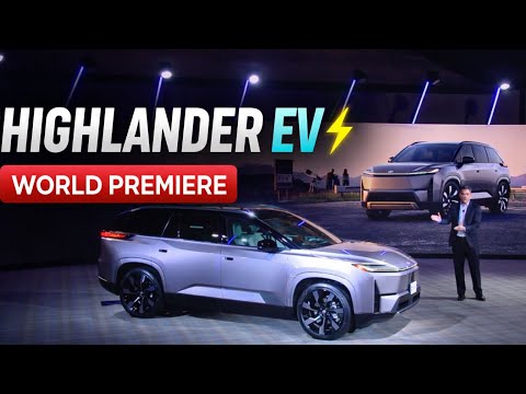 Toyota Highlander EV (2027) World Premiere — First Look at Toyota’s 3-Row All-Electric SUV