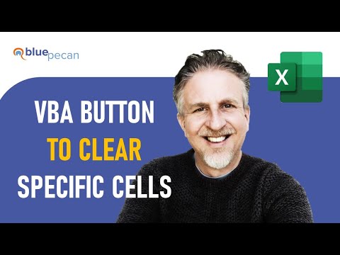 Create VBA Macro Button to Clear Specific Cells | Multiple Ranges | Keep Formatting | All  Sheets