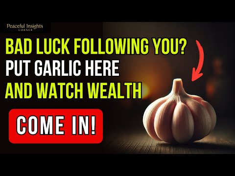 Put Garlic Here And Say Goodbye To Bad Luck Forever!