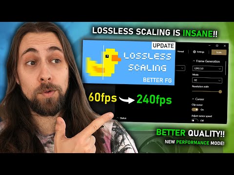 Lossless Scaling just keeps GETTING BETTER!! Lower Latency, Performance Mode & More!
