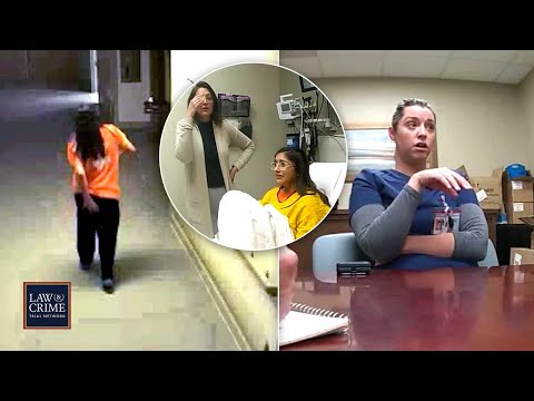 Videos Show Teen Accused of Trashing Baby Rushing to Bathroom, Staff Detailing Gruesome Crime Scene