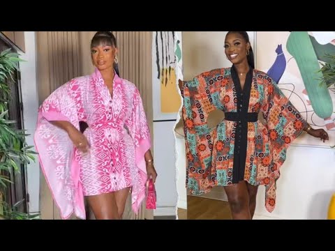 how to cut and sew stylish butterfly kimono with side keyhole