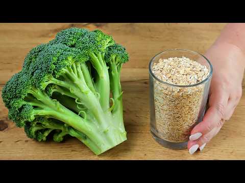 No flour! No sugar! Quick recipe! I make broccoli with oats every morning.