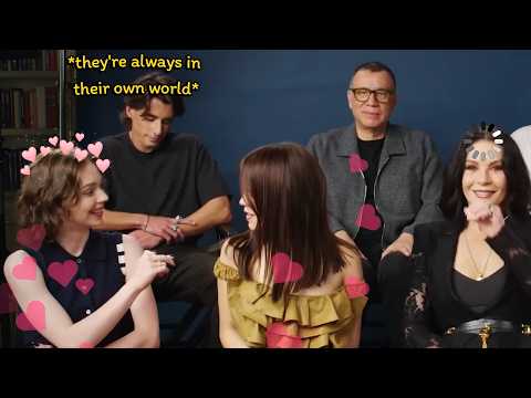 Wednesday 2 cast being chaotic together for 8 minutes