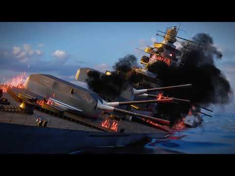 Yamato VS Bismarck - Battleship Animation