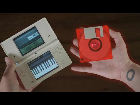 Making music on a DS, playing it on a Floppy Disk boombox