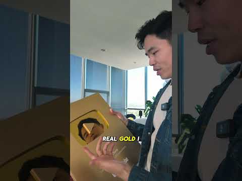 My YouTube Gold Play Button!