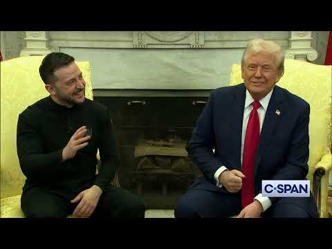 Full Meeting between President Trump, VP Vance and Ukrainian President Zelensky in Oval Office