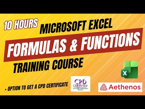 Free Excel Formulas and Functions Course (10 Hours)