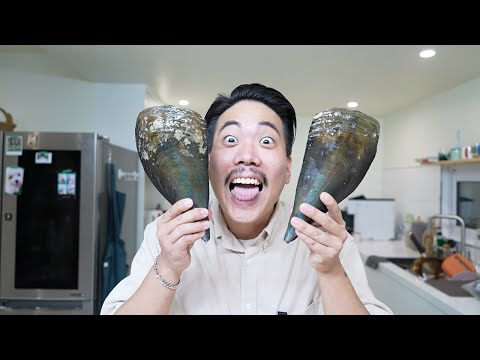 이사한 단독주택에서 키조개를 먹어보겠습니다