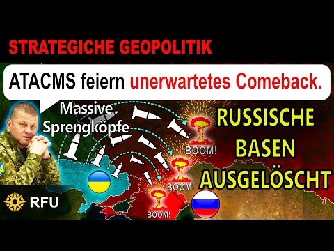 22.11.25: Größter russischer Truppenübungsplatz in Minuten zerstört durch ATACMS Angriff
