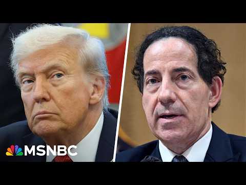Raskin breaks down Trump's CORRUPT SCHEME to pay himself $230 million taxpayer dollars