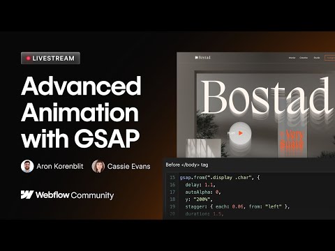 Learn GSAP for Webflow