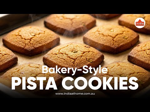 Bakery-Style Pista Cookies! | Cherabs Pista Cookies – Rich & Crunchy 🍪