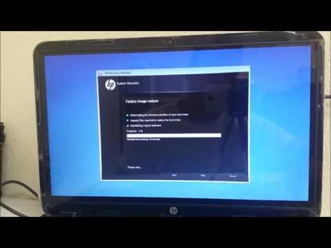 How to ║ Restore Reset a HP TouchSmart 15 to Factory Settings ║ Windows 8