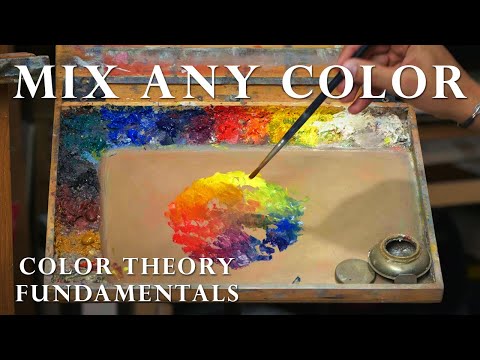 My Palette for Painting ANYTHING in Oils - Color Mixing and Theory