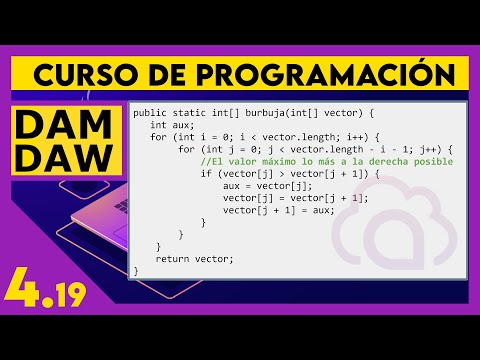 JAVA: Ordenar Arrays - burbuja ☕ DAM - DAW