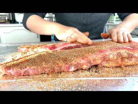 烤排骨 自制烧烤酱 干湿料双层入味 软烂脱骨【田园时光美食】