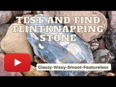 TEST and FIND Stone/Rocks for FLINTKNAPPING #flintknapping #stonetools #knapp #donnydust