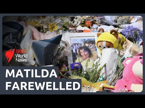 Heartbroken mourners gather for the funeral of the youngest victim of the mass shooting