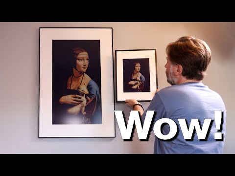 Bloomin8 E-Ink Art Frame Looks Amazing!