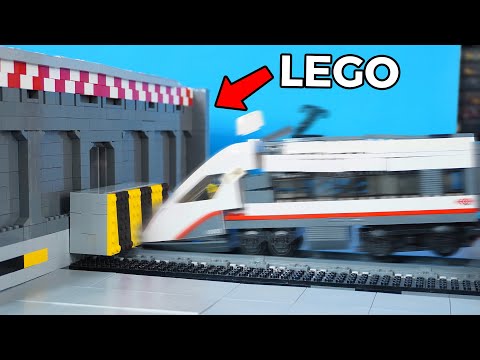 Crash Testing LEGO Trains!