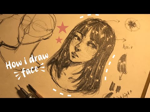 How I Draw Face ✩