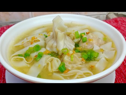 Once you do this, you will never buy Molo Soup from Restaurant! Super Yummy! #wontonsoup