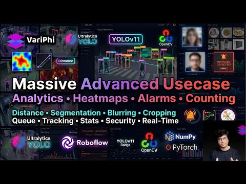 Master YOLO for Real-World Surveillance 2025 | VGI Skill Lab | ⁨Heatmaps • Queue • Privacy • Alarms.