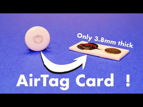 I turned an Airtag into a card for wallets!