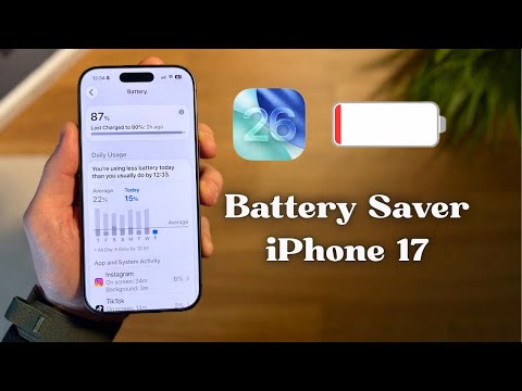 Best Settings for Battery Life - iPhone 17 iOS 26