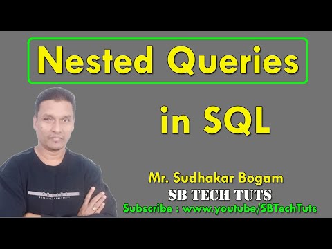 Nested Queries in SQL | Sub Queries in SQL | SQL | Telugu