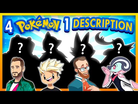 4 Artists Design Pokemon From The Same Description WITH A TWIST!